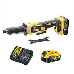 Meuleuse droite sansfil Dewalt DCG426P2QW XR 18 V 2 batteries 5 Ah chargeur