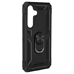 Avizar Coque pour Samsung Galaxy S24 Hybride Bague Support Magnétique Noir