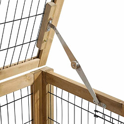 Avis Kerbl Cage de petits animaux pour espace intérieur 116x75x70 cm Bois