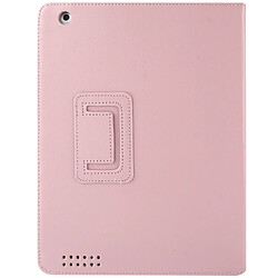 Acheter Wewoo Smart Cover rose pour iPad 2 / 3 / 4 Cuir Litchi Texture pliant de haute qualité avec Sleep / Wake-up & fonction de support