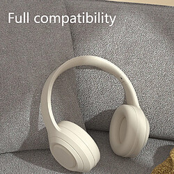 Acheter General Casque Bluetooth sur l'oreille 65h de lecture et 6 modes de musique Eq Casque sans fil avec microphone, casque Hifi stéréo pliable léger, bureau à domicile.(blanc)