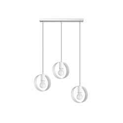 Luminaire Center Suspension Titran Acier Blanc