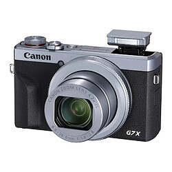 Avis Compact pour Vlogging Canon PowerShot G7X Mark III Silver + 2éme batterie