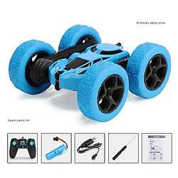 Acheter 4WD 2.4Ghz Télécommande Voiture Double Face Véhicules Rotatifs Jouets Bleu