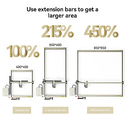 Graveur laser ATOMSTACK S40 Pro 48W avec kit d'assistance aérienne F30 Pro, 400 x 400 mm pas cher