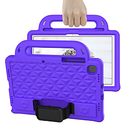 Coque en TPU avec béquille et bandoulière violet pour votre Samsung Galaxy Tab A8 10.5 (2021)