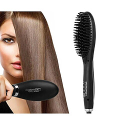 YP Select Soin des cheveux Brosse Peigne Safer Ceramic Hair Redressing Brush Brosse, Fast Natural Straight Hair Styling