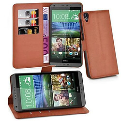 Cadorabo Coque HTC Desire 820 Etui en Brun