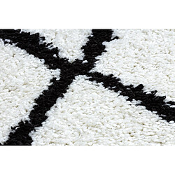 Acheter RUGSX Le tapis, le tapis de couloir BERBERE CROSS blanc - pour la cuisine, l'antichambre, le couloir 60x300 cm