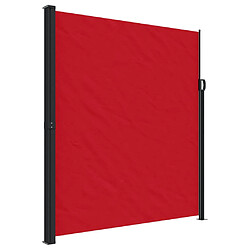 vidaXL Auvent latéral rétractable rouge 220x500 cm