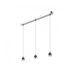 Luminaire Center Suspension Spl Chrome poli 3 ampoules 9,1cm