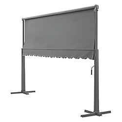 Avis Helloshop26 Store banne autoportant à double pente 300 x 300 x 260 cm gris foncé 03_0008292