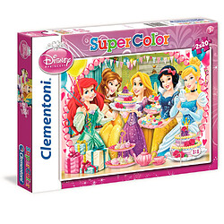 Clementoni Puzzle 2 x 20 pièces : Princesses Disney : Joyeux anniversaire !