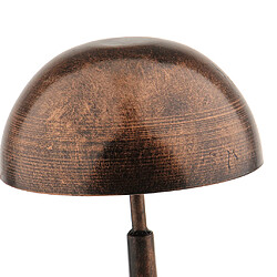 Organisateur de stockage de support d'affichage de chapeau en métal rétro Casquette Support de perruque de support de perruque Coppery