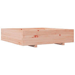 vidaXL Jardinière 100x100x26,5 cm bois massif de douglas