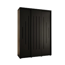 Abiks Meble Armoire Davos 12 À Portes Coulissantes 235,2/180/45 3 Portes