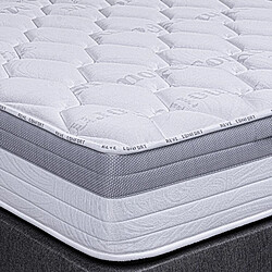 Acheter LUXURY LITERIE Matelas GoldVisco, 26cm, mousse haute densité, indépendance du couchage, ergonomique, haute adaptabilité, face été/hiver, 90x190cm