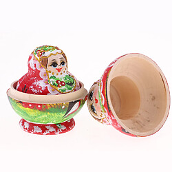 Acheter 10pcs poupées gigognes russes en bois Matryoshka w. Jouets pour enfants peints à la main