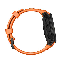 Acheter Wewoo Bracelet pour montre connectée Dragonne de remplacement en silicone Garmin Instinct 22mm Orange