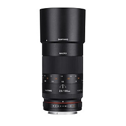 Samyang 1112306101 Objectif d'Appareil Photo 100mm f2.8 Macro Mise au Point Manuelle Noir