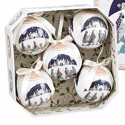 BigBuy Christmas Boules de Noël Multicouleur Polyfoam Rois Mages 7,5 x 7,5 x 7,5 cm (5 Unités)