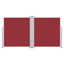 vidaXL Auvent latéral rétractable 170 x 600 cm Rouge