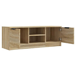 Acheter Maison Chic Meuble TV scandinave - Banc TV pour salon Chêne sonoma 102x35x36,5 cm Bois d'ingénierie -MN59641