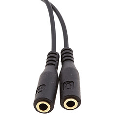 3.5mm Splitteur Câble Adaptateur Mic Audio Stéréo Corde Mâle À Femêlle Pour PS4 Xbox pas cher