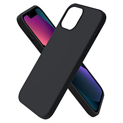 JAYM - Coque Silicone Noire comptatible avec [ Apple iPhone 16 Pro ] - 100% Silicone et Microfibre - Renforcée et Ultra Doux