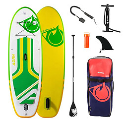 Adrenalin Paddle Gonflable FADER 8' 30'' 4'' (244x76x10cm) avec Pompe, Pagaie, Leash et Sac de Transport