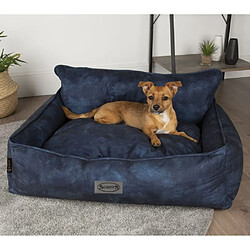 Scruffs & Tramps Lit pour chien Kensington L 90x70 cm Bleu marine pas cher