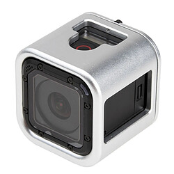 Avis Wewoo Pour la session GoPro HERO5 argent / Session HERO4 / Session HERO Logement Shell CNC alliage d'aluminium cage de protection avec couverture arrière d'assurance, en CNC avec arrière d'assurance