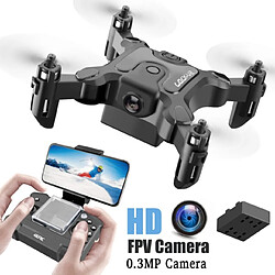 Universal 4DRC V2 Mini Drone Caméra HD WiFi FPV Hauteur barométrique maintenue noir et gris Quadcopter pliable RC Drone Toys | RC Helicopter pas cher