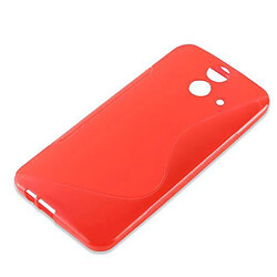 Cadorabo Coque HTC ONE E8 Etui en Rouge pas cher