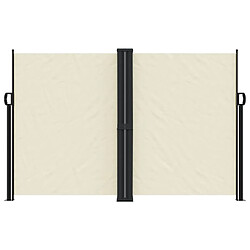 Avis Maison Chic Auvent latéral rétractable | Store latéral | Brise-vue latéral crème 160x1200 cm -GKD10924