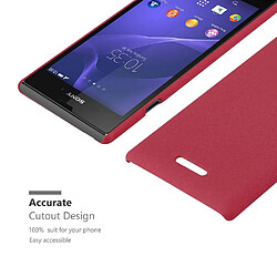 Cadorabo Coque Sony Xperia T3 Etui en Rouge pas cher