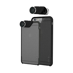 Olloclip Coque de Protection et Objectif 4 en 1 pour iPhone 6/6 Plus Robuste Noir pas cher