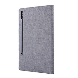 Avis Wewoo Housse Coque Pour Galaxy Tab S6 / T860 / T865étui en cuir avec rabat horizontalétui supportfentes cartes et fente stylo gris