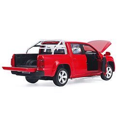 Avis Universal 1/30 Moule en alliage Moulé Pickup Modèle Voiture Jouet Simulation Acoustique et Optique Retraite Camion de Collecte Jouet Enfant | Voiture Jouet Moulée sous Pression (Rouge)