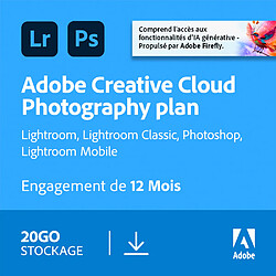 Adobe Systems Adobe Photoshop + Lightroom (Creative Cloud Photo 20 Go)