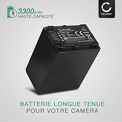 CELLONIC® 2X Batterie appareil photo NP-FV100,-FV30,-FV70 pour Sony FDR-AX53 FDR-AX700 FDR-AX100 HXR-3300mAh NP-FV100