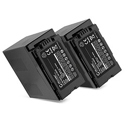 CELLONIC® 2X Batterie Appareil photo pour Panasonic HC-X1000 HC-X1 AG-CX350 AG-AC30 AC8 AG-UX180 HC-MDH2 MDH3, 7800mAh