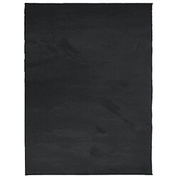 vidaXL Tapis OVIEDO à poils courts noir 240x340 cm