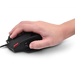 Acheter Universal Boutons programmables de jeu de jeu hotselling fiable C-12 LED de souris de jeu USB optique 4000