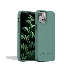 BIGBEN Coque iPhone 13 mini Natura Night Green - Eco-conçue Just Green