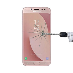 Wewoo Verre trempé pour Samsung Galaxy J7 2017 Version US 0.3mm 9H Surface Dureté 2.5D Antidéflagrant Non-Plein Écran Film