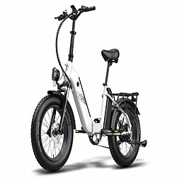 FAFREES FF20 Polar Vélo Électrique - 500W Autonomie 110KM Freins à Disque - Blanc