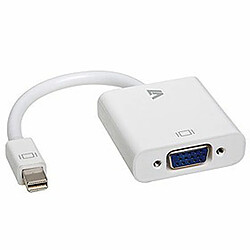 Adaptateur Mini DisplayPort vers VGA V7 CBL-MV1WHT-5E Blanc