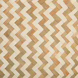 Acheter Atmosphera, Createur D'Interieur Panier Seagrass motif blanc - Atmosphera