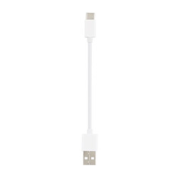 Wewoo Cable Câble de données synchronisation et chargement USB vers USB-C / Type-C, longueur câble: 14 cm, pour Galaxy S8 S8 + / LG G6 / HuP10 P10 Plus / Xiaomi Mi6 & Max 2 autres smartphones (Blanc)